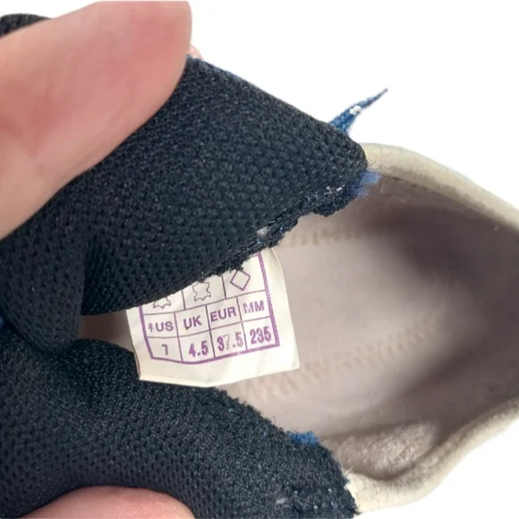 Women's Climbing Shoes - Blue and Cream - Picture 5 of 7